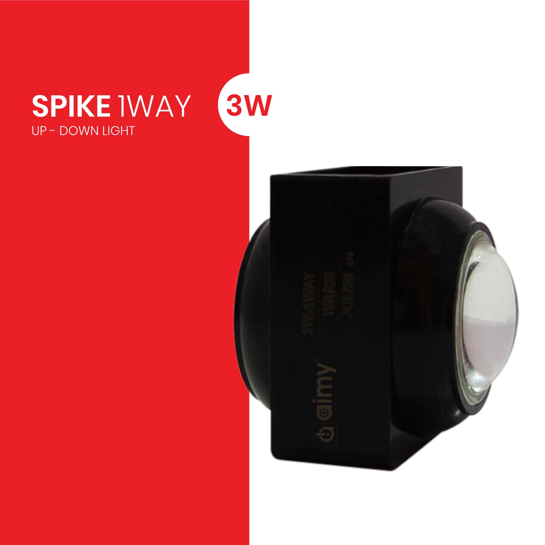 Spike 1 Way Up-Down Light 3W-2