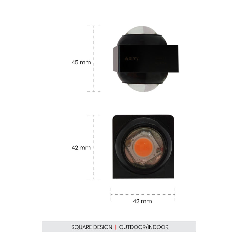 Spike 2 Way Up-Down Light 3W-3